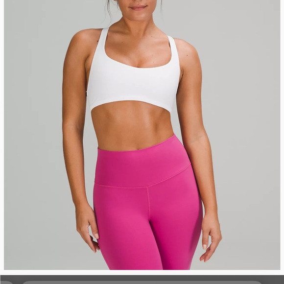 Lululemon Free to be - Wild High Neck, Light Support A/B Cups, White - Picture 9 of 11